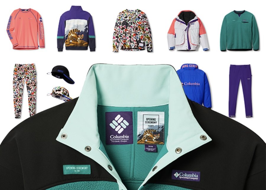 Columbia,Opening Ceremony  限时限量发售！Columbia x Opening Ceremony 明日登场