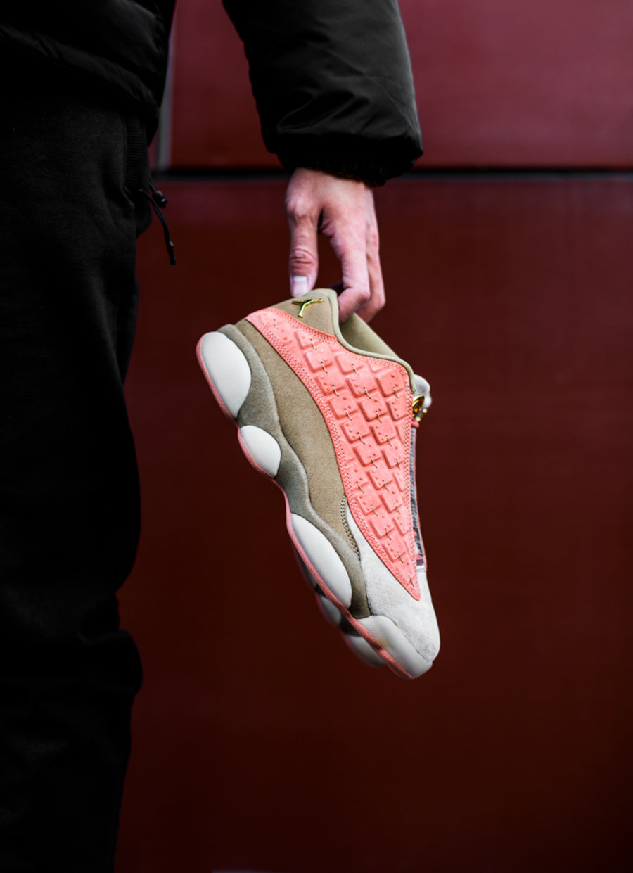 CLOT,AJ13 Low,AJ13,Air Jordan  上脚比实物更好看！CLOT x AJ13 Low 明天可能还是突击发售！