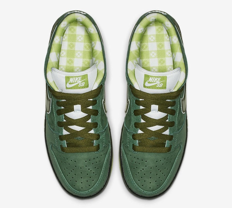 Nike,Concepts,SB Dunk Low  超限量形式发售！绿龙虾 Concepts x SB Dunk Low 官图释出
