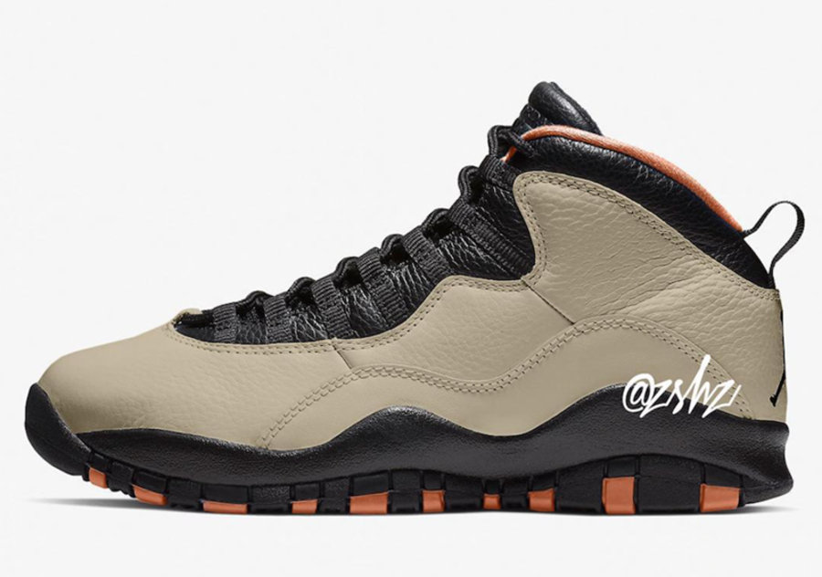 Air Jordan 10,AJ10,发售  高质感大地色装扮！Air Jordan 10 全新配色明年夏季登场