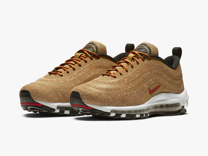Air Max 97,Nike,发售  预售价直逼 4000 元！施华洛世奇 Air Max 97 金子弹明早发售