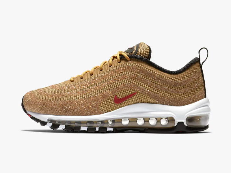 Air Max 97,Nike,发售  预售价直逼 4000 元！施华洛世奇 Air Max 97 金子弹明早发售