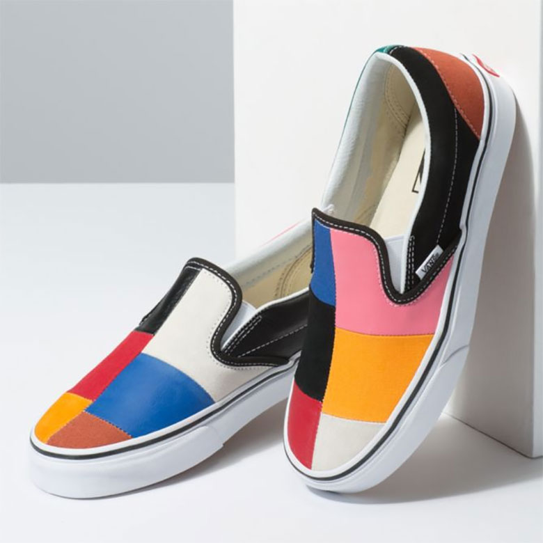 Vans “Patchwork” Slip On,发售  非对称拼接撞色设计！Vans Slip On “Patchwork” 现已海外发售