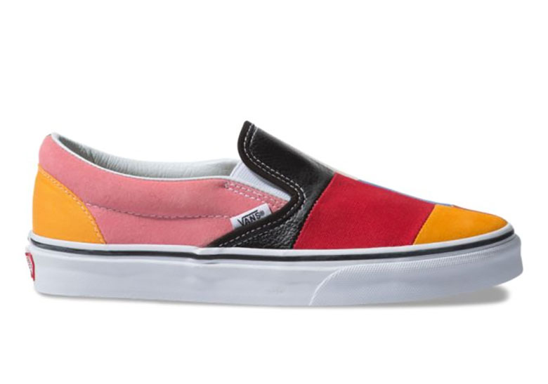 Vans “Patchwork” Slip On,发售  非对称拼接撞色设计！Vans Slip On “Patchwork” 现已海外发售