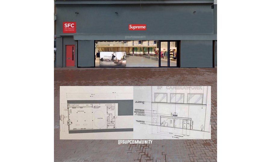 kobe,supreme,fragment  科比将迎来第 4 个女儿！Supreme 旧金山店铺内部细节曝光！
