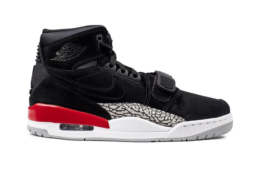 Jordan Legacy 312,Jordan,AV392  融入飓风 AJ3！黑红 Jordan Legacy 312 现已发售