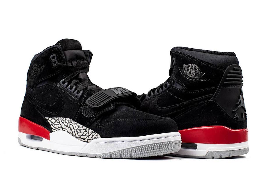 Jordan Legacy 312,Jordan,AV392  融入飓风 AJ3！黑红 Jordan Legacy 312 现已发售