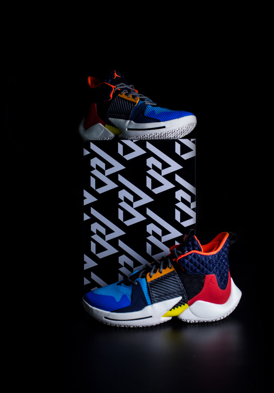 Jordan,Jordan Why Not Zer0.2,开  这谁顶的住啊！威少的第二款战靴，上脚果然「刚猛无比」！