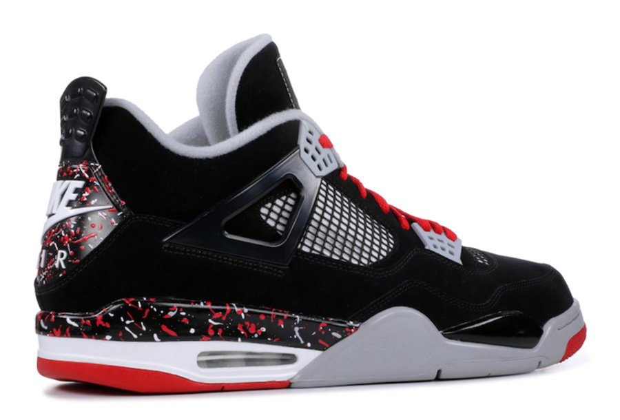 Air Jordan 4,AJ4,发售  Drake 专属版本要卖 1 万刀！喷溅黑红 AJ4 普通版即将市售