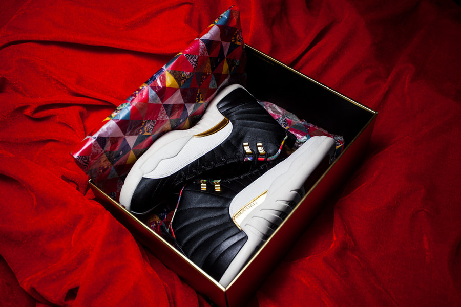 AJ12,Air Jordan 12,CNY,百家衣  这双鞋出现之后，再想买 Air Jordan 12 “CNY” 可就难了！