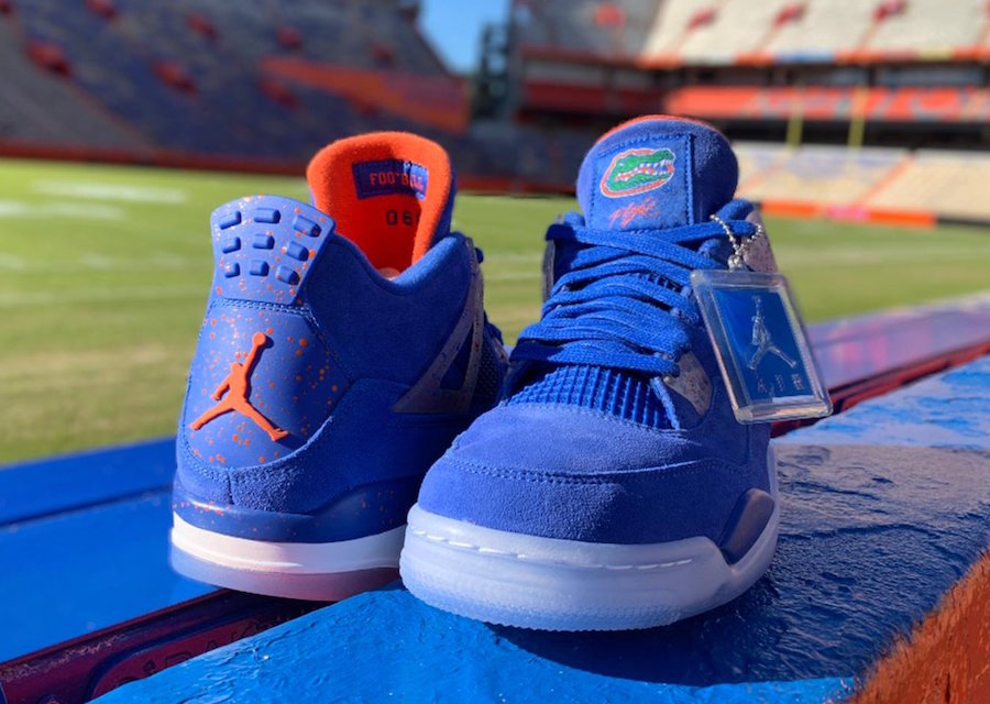 Air Jordan 4,AJ4,  超限量 140 双！短吻鳄队 PE 版本 Air Jordan 4 实物欣赏