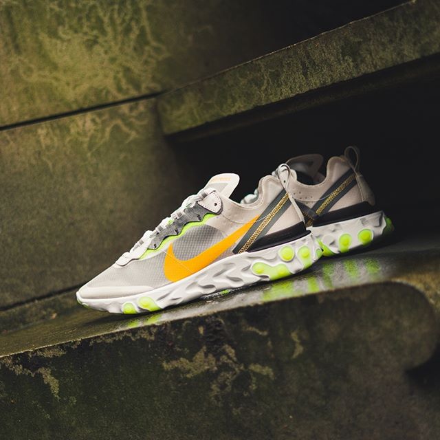Nike,Nike React Element 87,发售,  亮眼色调颇有初春气息！全新配色 Element 87 陆续上架