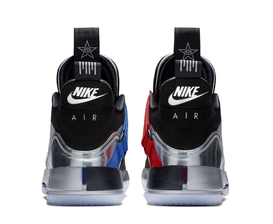 Air Jordan 33,Aj33,AQ8830-005,  你们最爱的 “液态银”！全明星配色 Air Jordan 33 官图释出