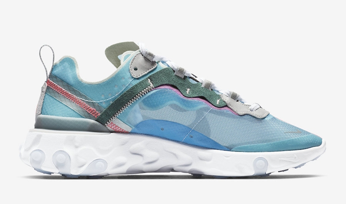 Nike,React Element 87,Royal Ti  活力十足的清爽装扮！Nike React Element 87 全新配色曝光