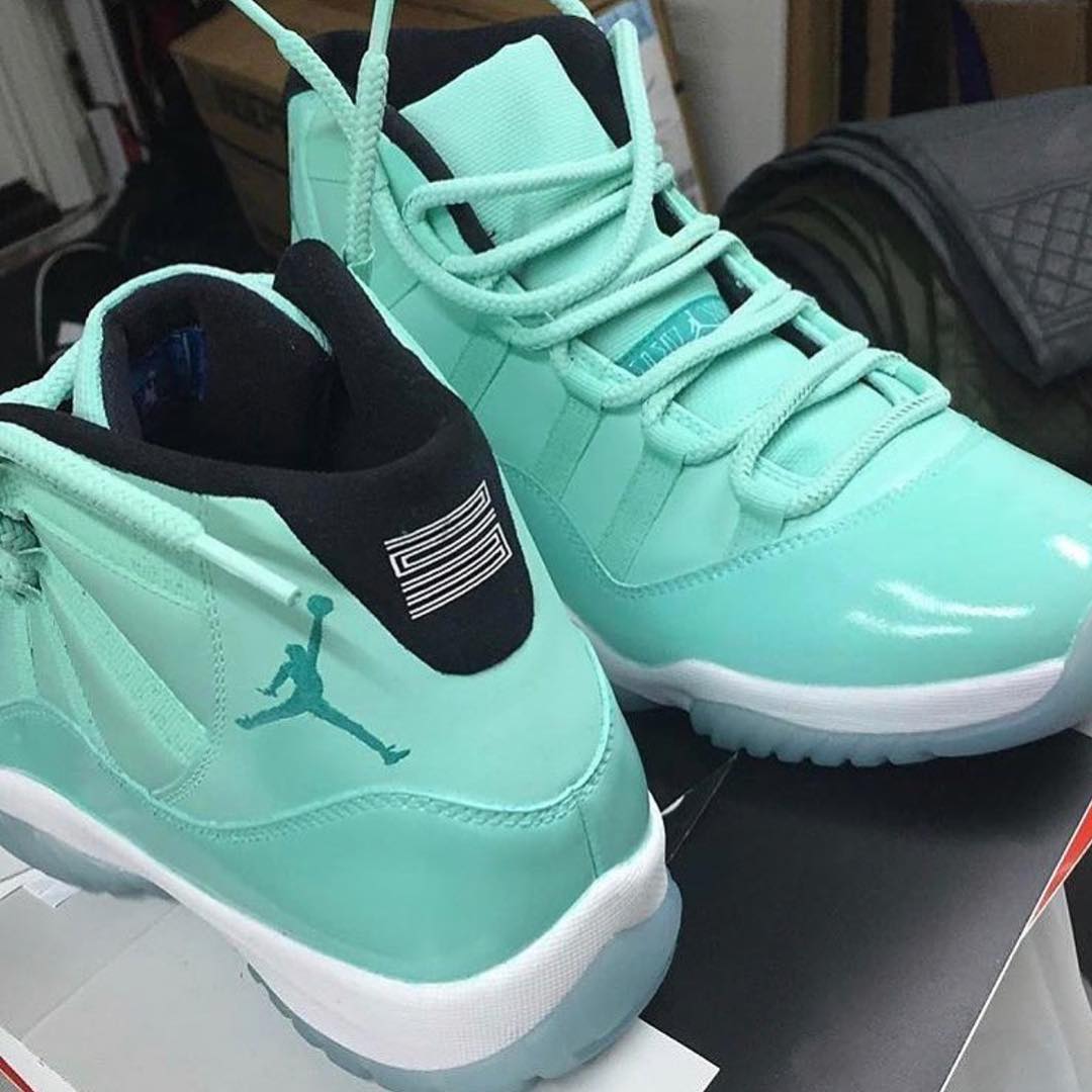 Air Jordan 11,AJ11  Air Jordan 11 的全新配色？！Tiffany 蓝主调，颜值爆表！