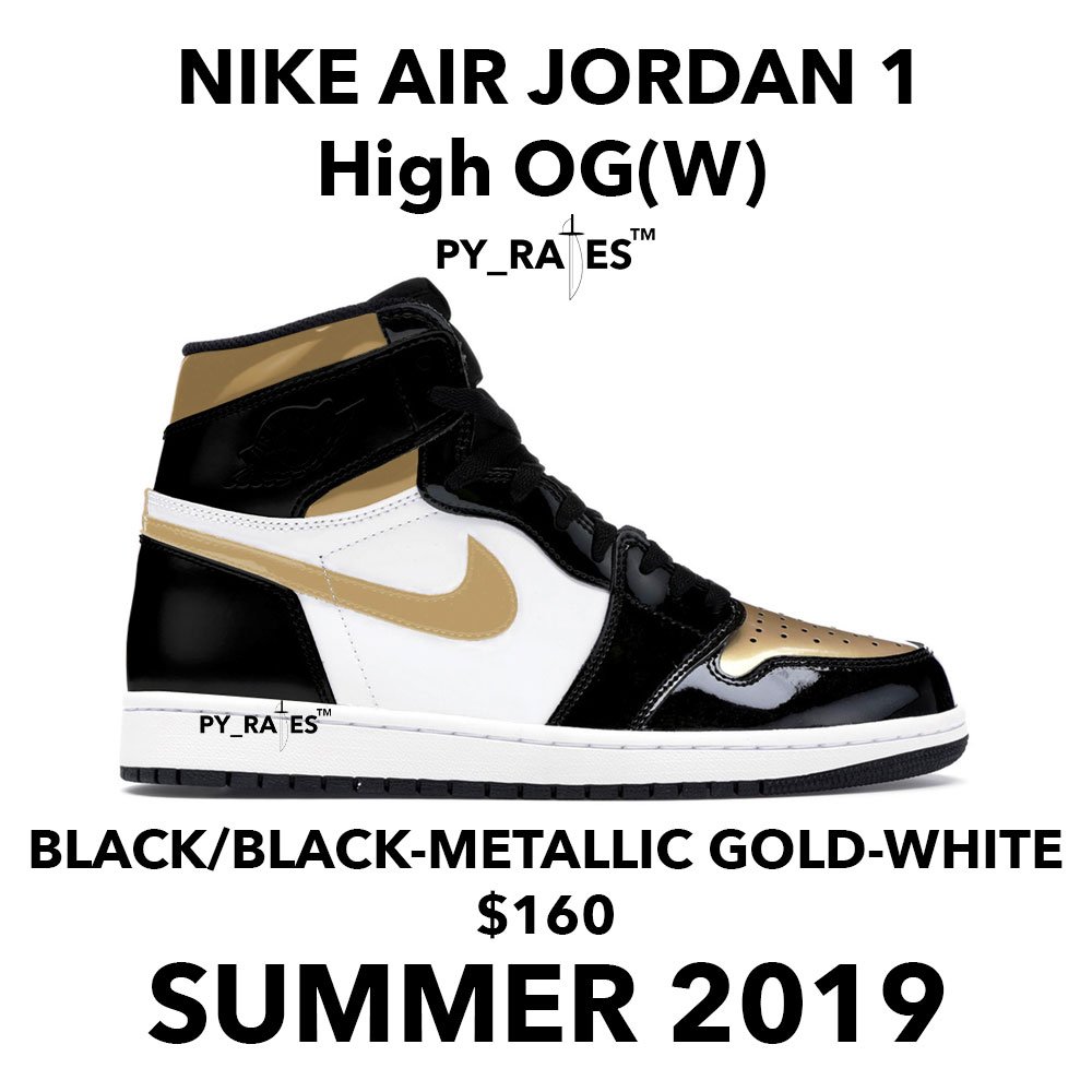 Air Jordan 1,AJ1,nike,发售  Air Jordan 1 “黑金脚趾” 将再次发售？！去年发售的那款早已 3000+