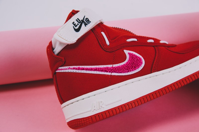 E.U.,Nike,Air Force 1 High,AF1  冠希也走甜美风？！E.U. x Air Force 1 最新细节近赏