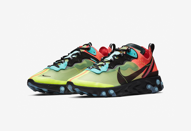 NIke,React Element 87,AQ1090-7  清爽醒目的全新配色！两双 React Element 87 现已发售