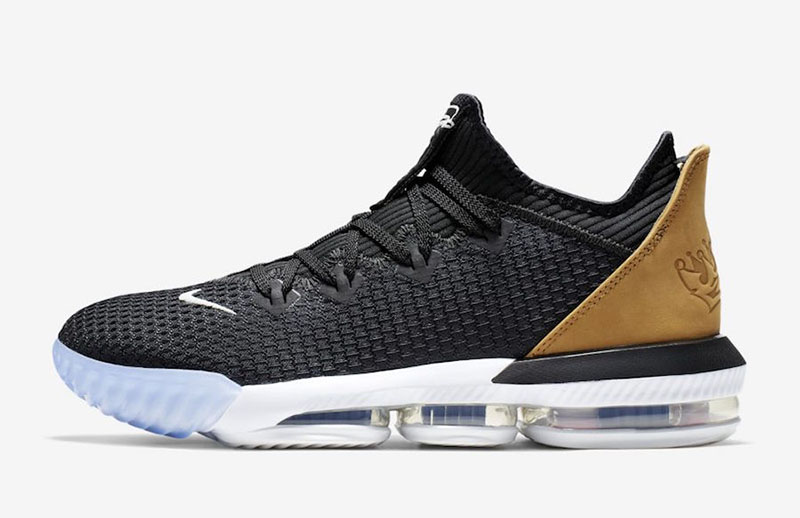 Nike,LeBron 16 Low,LeBron 16  后跟皇冠极为霸气！Nike LeBron 16 Low 低帮版本首次亮相！