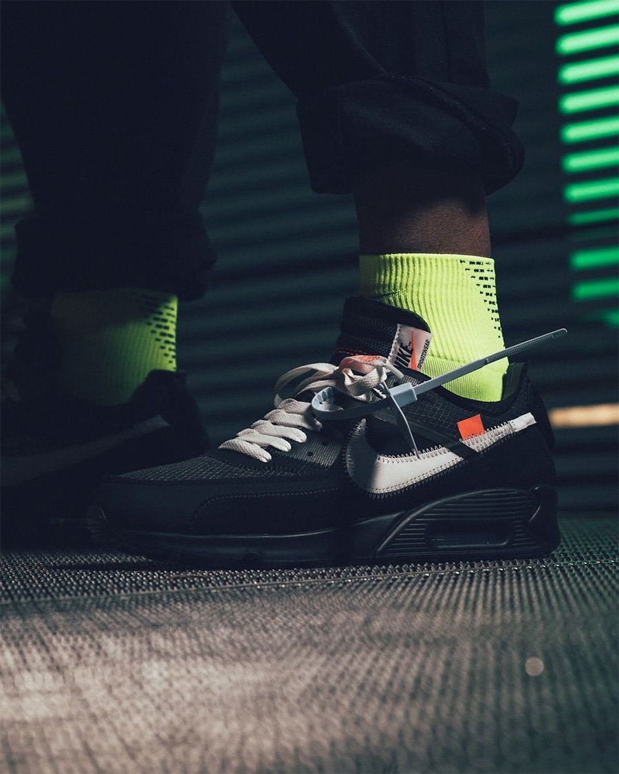AA7293,OFF-WHITE,Air Max 90,Ni AA7293-200-001 詹姆斯提前上脚 OW x Air Max 90！中国官网还没消息