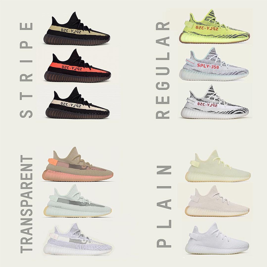 Yeezy,350,种,「,设计,套路,」,让,你最,动心,  Yeezy 350 V2 的 4 种「设计套路」，让你最动心的是哪种？