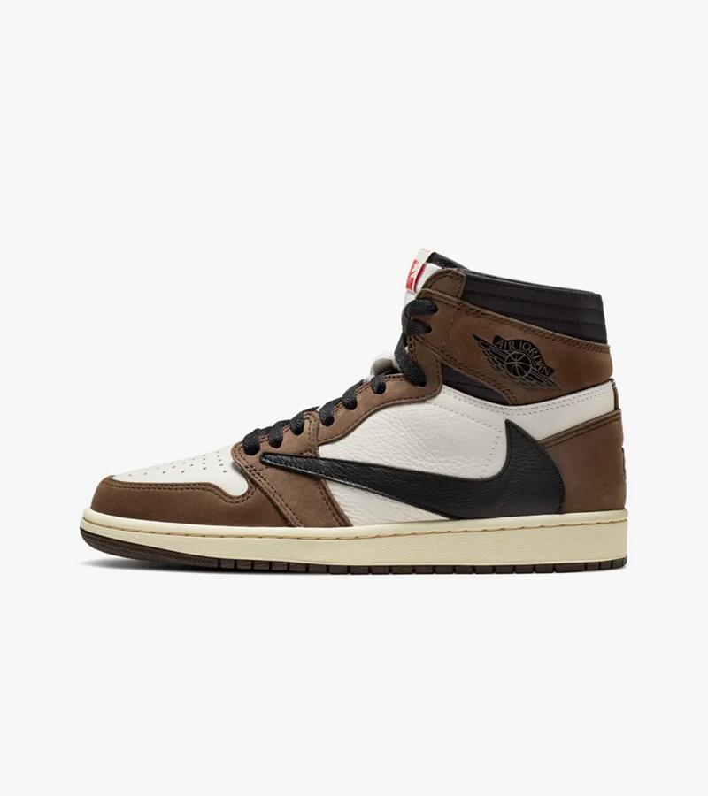 CD4487-100,发售,AJ1,Air Jordan 1  反勾 AJ1 昨天突袭发售！Travis Scott 还上脚了低帮全新配色
