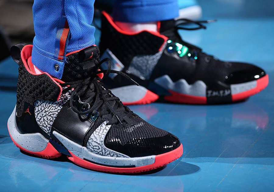 Jordan,Why Not Zer0.2  特殊鞋盒极具看点！黑水泥 Why Not Zer0.2 致敬两大经典元素