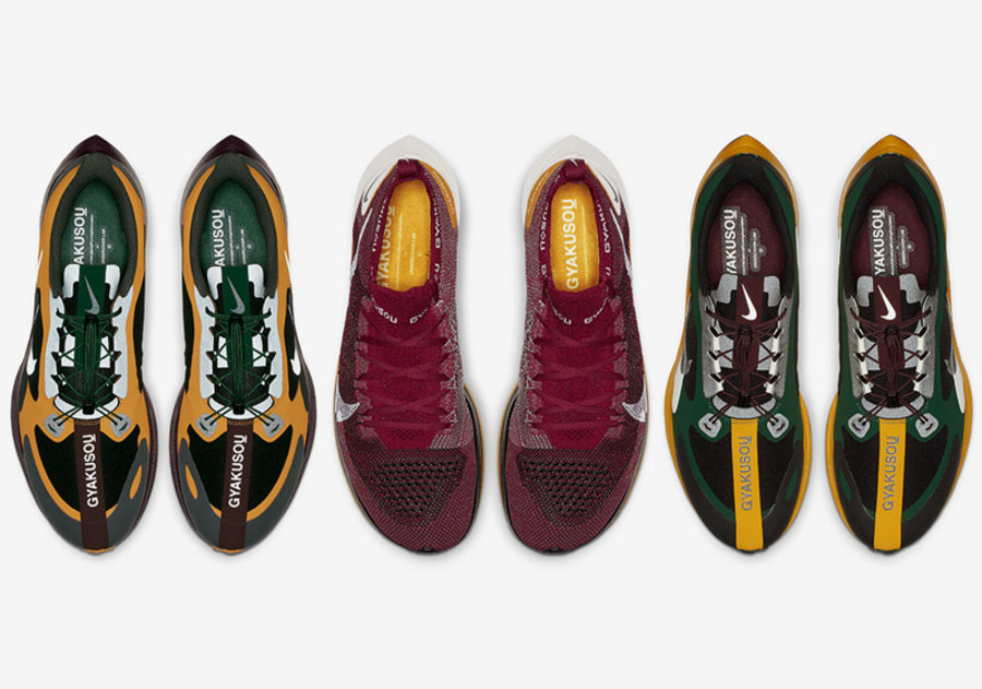 Nike,Vaporfly 4% Flyknit,Zoom  联名 Vaporfly 4% 首次曝光！GYAKUSOU 2019 SS 发布