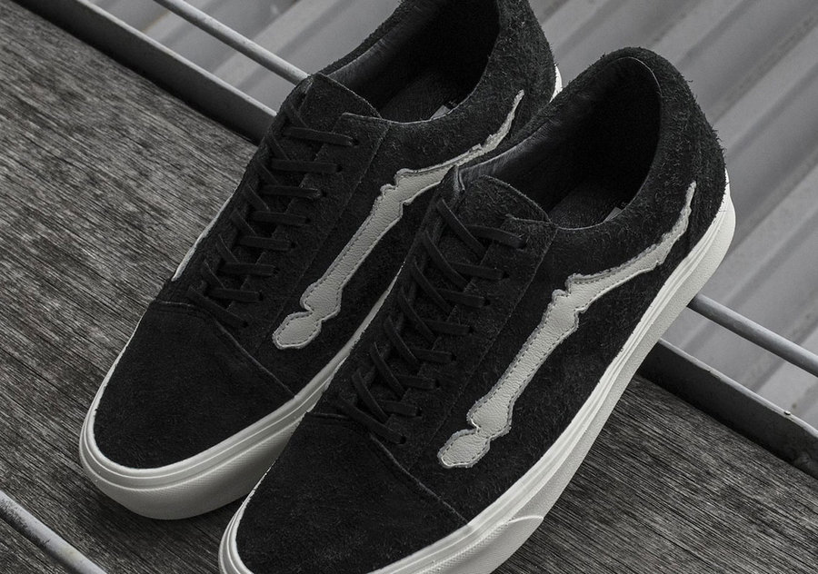 Vans,BLENDS,发售  招牌骨头图案 + 细腻翻毛皮！Vans 店铺限定下周发售