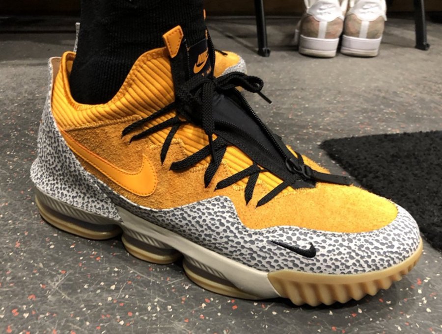 Nike,LeBron 16 Low,LeBron 16,a  詹姆斯赛前上脚！Nike LeBron 16 Low 变身「经典潮流战靴」！