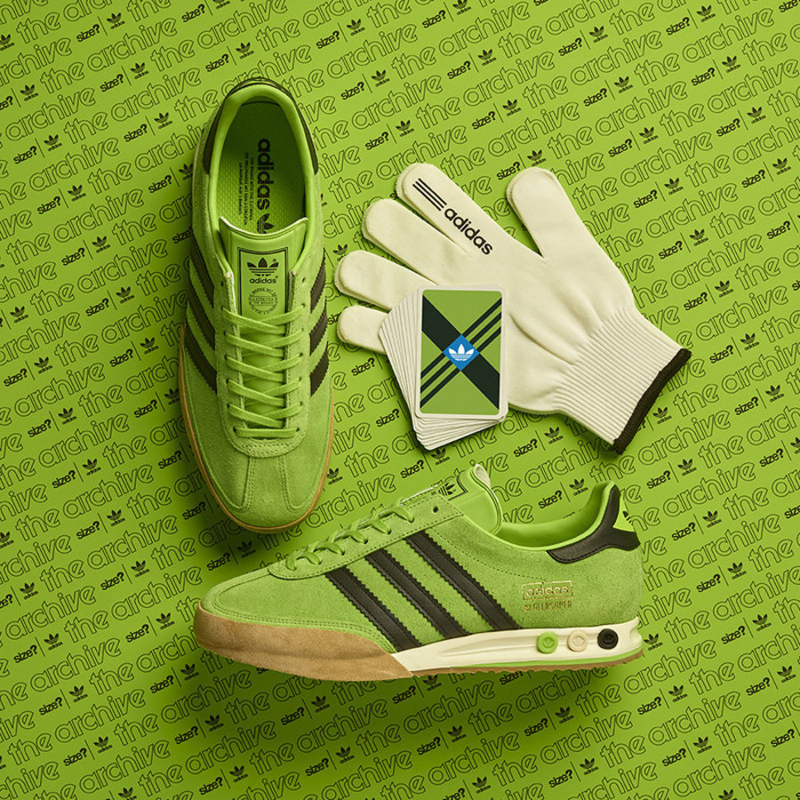 size?,adidas,Kegker Super,发售  复古抹茶绿来袭！size? x adidas Kegker Super 即将发售