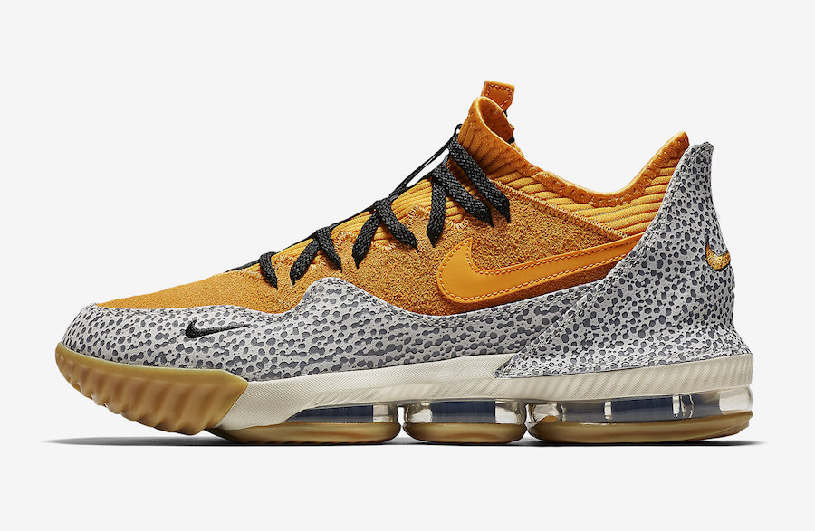 Nike LeBron 16 Low “Safari”,Ni  詹皇全明星战靴！Lebron 16 Low “Safari” 本周发售！