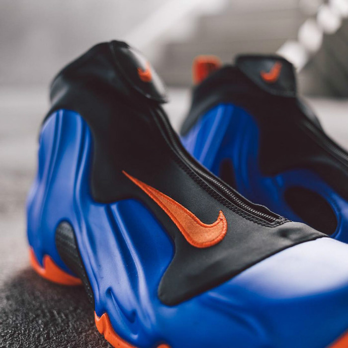 Nike,Air Flightposite,Knicks,A  上世纪最强战靴回归！尼克斯配色 Air Flightposite 实物欣赏
