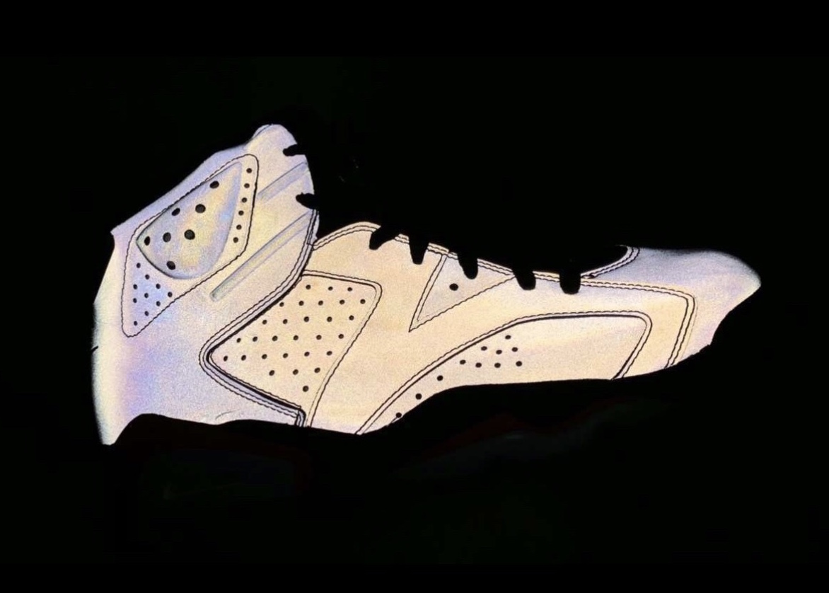 Air Jordan 6 “3M Reflective In  3M 反光鞋面 + 经典黑红配色！全新 Air Jordan 6 即将发售