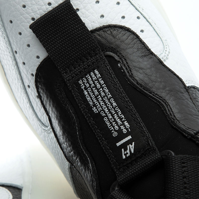 Nike,AF1,Air Force 1 Utility M  焕然一新的机能装扮！“熊猫” Air Force 1 Utility Mid 即将发售