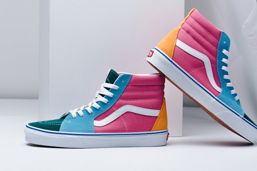 Vans,Sk8-hi,发售  浓郁的小清新气质！这双 Vans Sk8-Hi 也太骚气了
