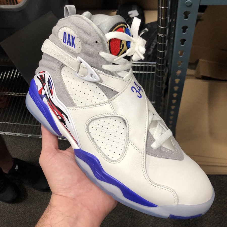 AJ8,OVO,Air Jordan 8  致敬 NBA 名宿！OVO x Air Jordan 8 PE 首次曝光