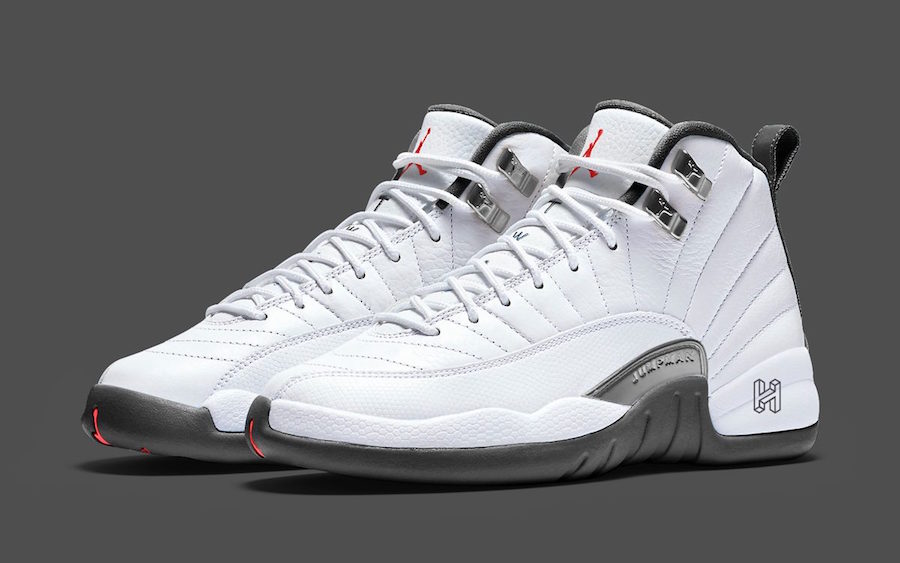AJ12,Air Jordan 12,130690-160,  干净简约的白灰主题！全新 Air Jordan 12 首次曝光