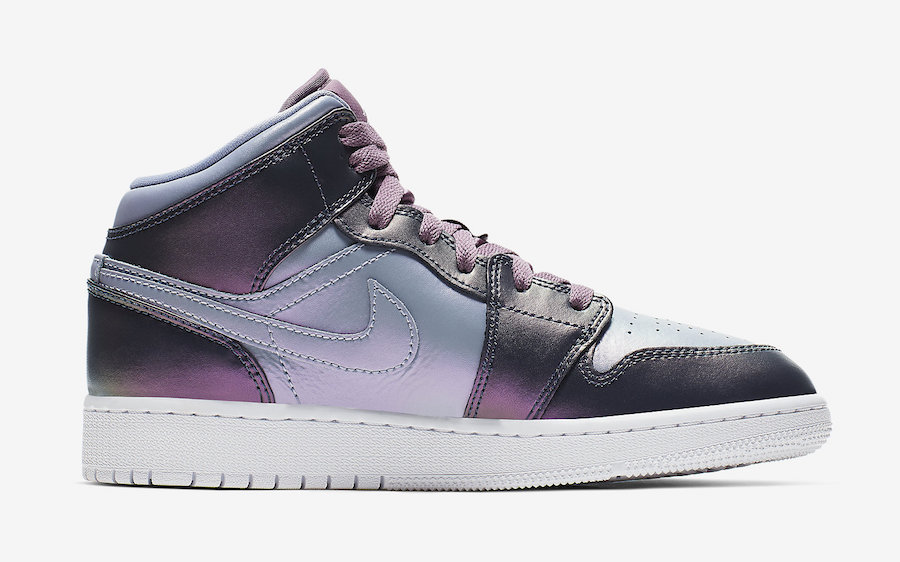 Air Jordan 1 Mid,Nike,发售,AV517  再现 「变色龙」 金属鞋面！全新 Air Jordan 1 Mid 首度曝光