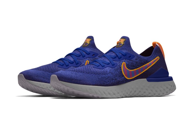 Epic React Flyknit 2,Epic,Nike  不止大巴黎！巴萨、切尔西同 Nike 的联名跑鞋也来了！