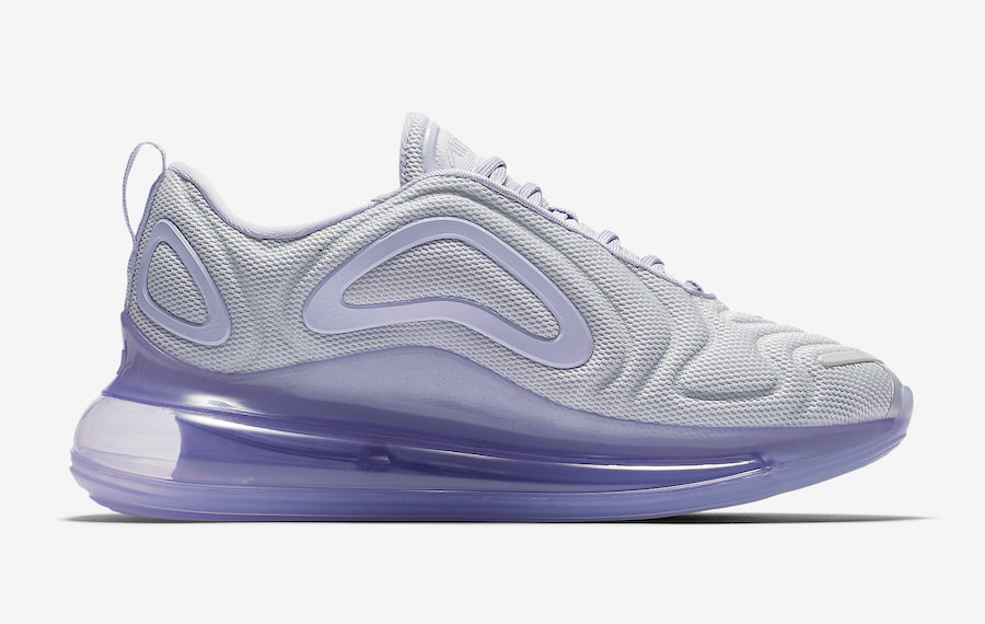 Nike,Air Max 720,AR9293-009,发售  梦幻甜美的淡紫装扮！女生专属 Air Max 720 下周发售