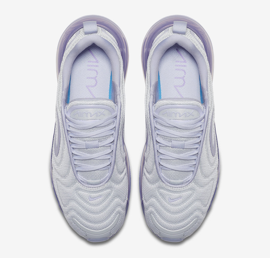 Nike,Air Max 720,AR9293-009,发售  梦幻甜美的淡紫装扮！女生专属 Air Max 720 下周发售