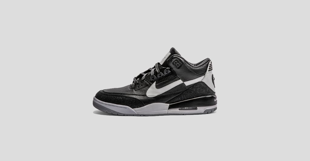 错位,的,钩子,奢华,定,制版,CDG,Air,Jordan  错位的钩子！奢华定制版 CDG Air Jordan 3 Tinker 亮相