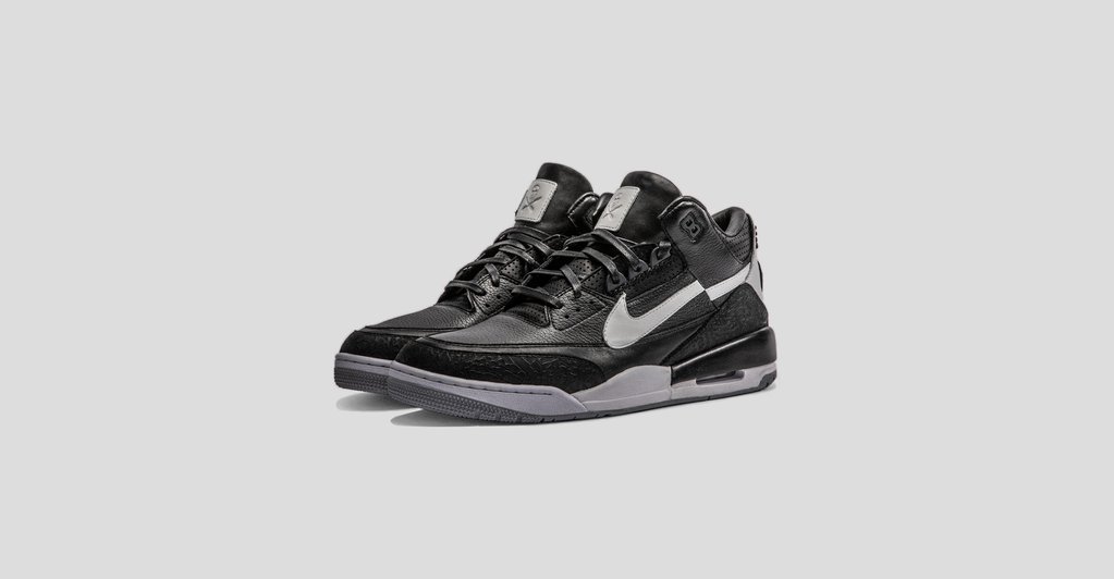 错位,的,钩子,奢华,定,制版,CDG,Air,Jordan  错位的钩子！奢华定制版 CDG Air Jordan 3 Tinker 亮相