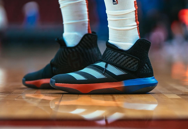 adidas,Harden B/E 3,上脚,明星  与正代差别巨大！哈登上脚全新 adidas Harden B/E 3