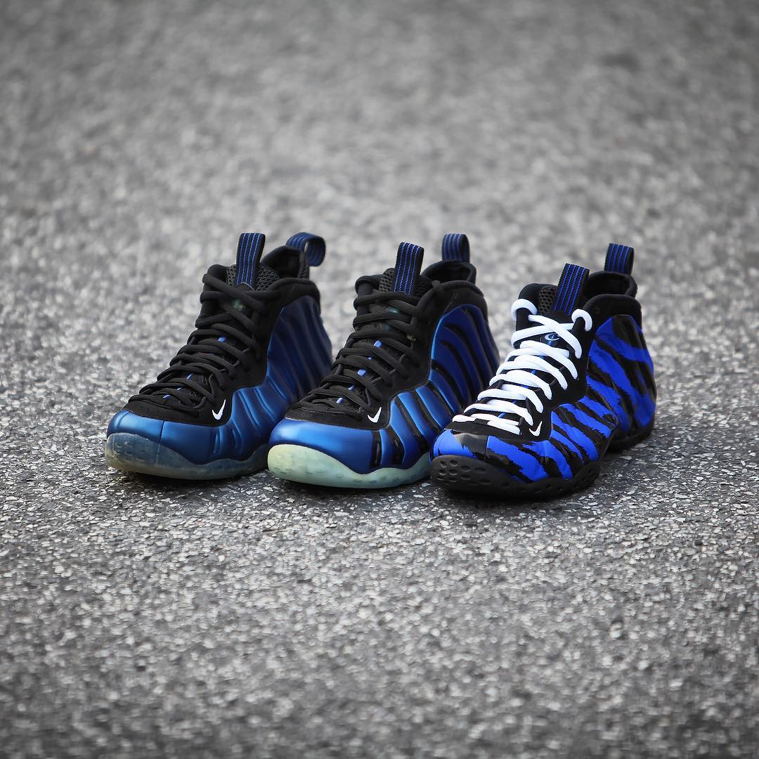 Air Flightposite One,发售,Nike  蓝喷进化史，配色革命！虎纹喷 Air Fomposite One 美图欣赏！