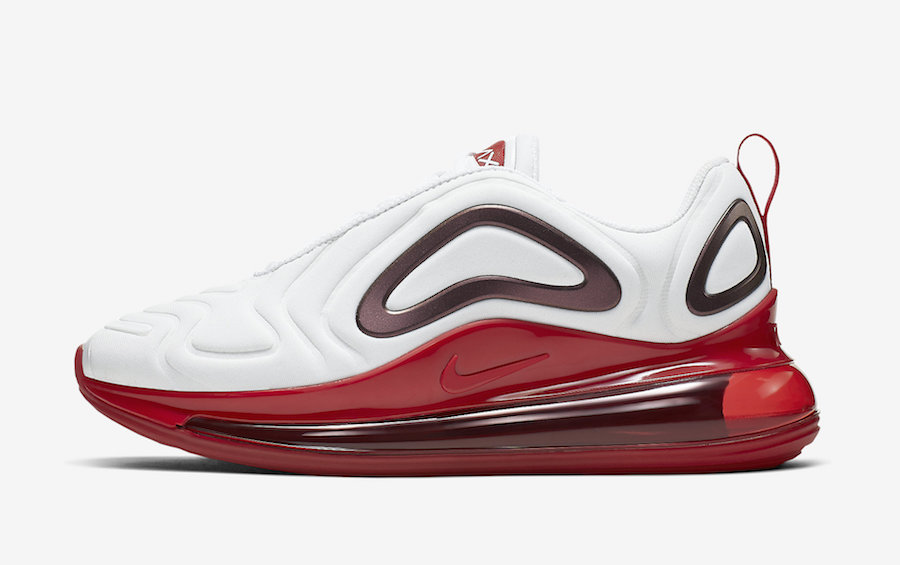 Nike,Air Max 720,发售,CD2047-10  清爽醒目的白红配色！全新 Air Max 720 本月发售