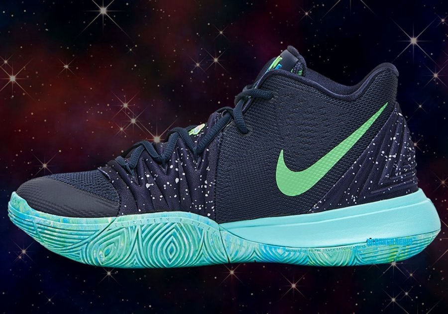 Nike Kyrie 5,AO2918-400,“UFO”  星空装扮来袭！Kyrie 5 全新配色即将发售