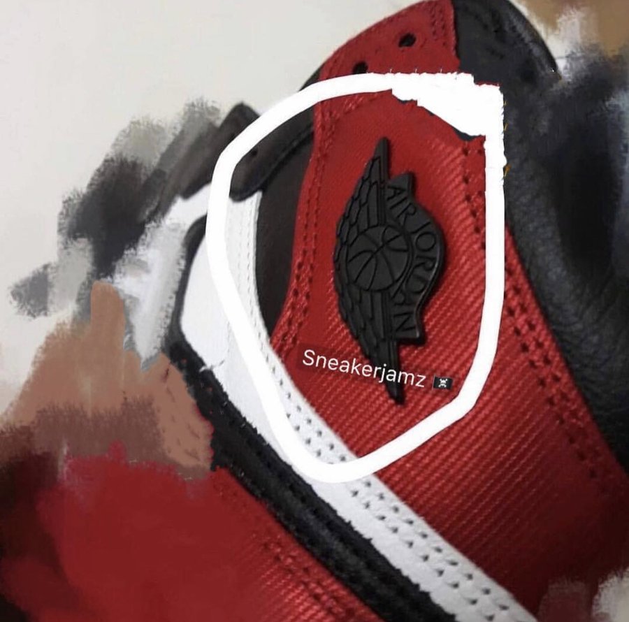 Air Jordan 1,AJ1  高能预警！丝绸黑脚趾 AJ1 实物首度曝光，8 月发售！