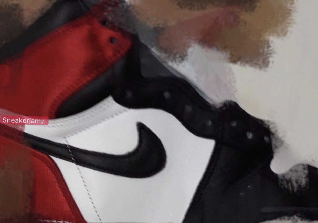 Air Jordan 1,AJ1  高能预警！丝绸黑脚趾 AJ1 实物首度曝光，8 月发售！